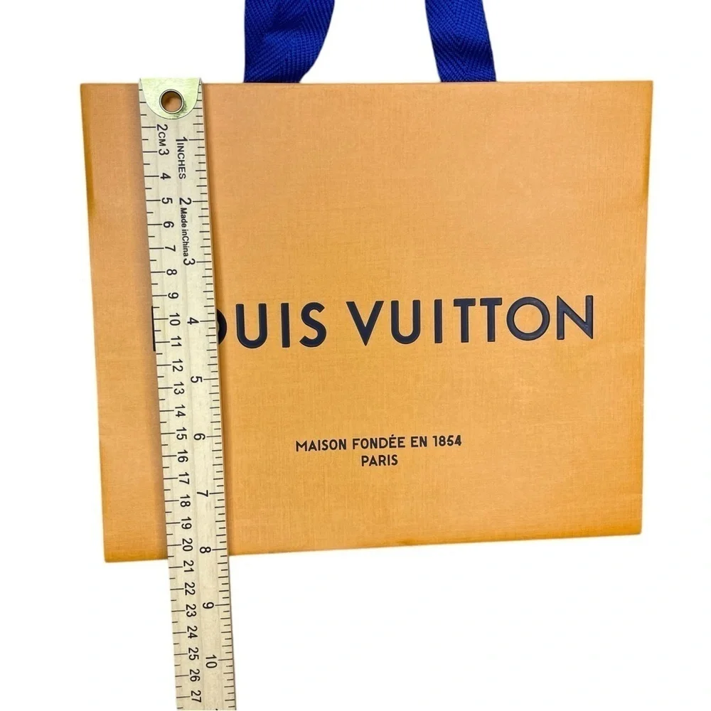 Louis Vuitton Authentic Orange Gift Bag